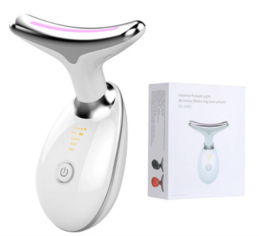 LED + EMS FACE AND NECK MASSAGER